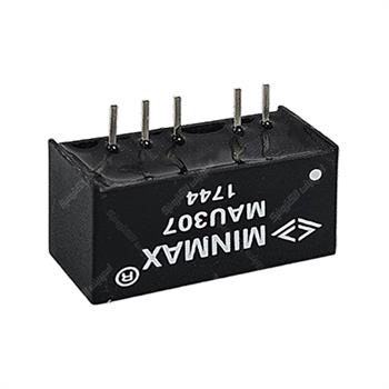 مبدل ولتاژ مینمکس 66± میلی آمپر  MINMAX  MAU307  DC/DC  IN5V  OUT±15V  