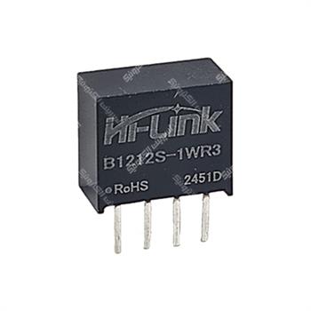 مبدل ولتاژ های لینک  83 میلی آمپر HI-LINK  B1212S-1WR3  DC/DC  IN 12V OUT 12V 