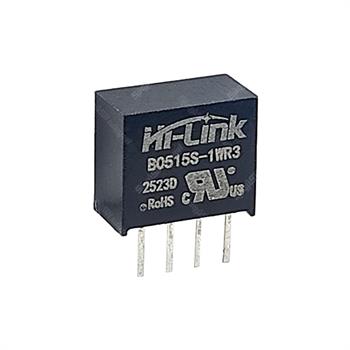 مبدل ولتاژ های لینک 1وات 67میلی آمپر HI-LINK B0515S-1WR3 DC/DC IN 5V OUT 15V 