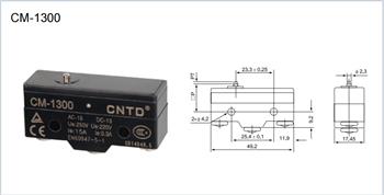 میکروسوئیچ فشاری سی ان تی دی 15 آمپر 3 پایه  CNTD CM-1300