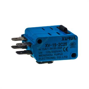 میکروسوئیچ بدون اهرم دوبل 20 آمپر 6 پایه  XURUI XV-15-2C25