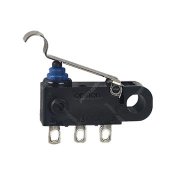 میکروسوئیچ ضد آب اهرم منحنی امرون 3 پایه  OMRON D2HW-C231H 