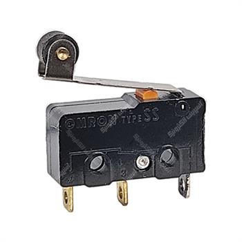 میکروسوئیچ غلطک دار امرون 5 آمپر 3 پایه فیش خور لحیمی OMRON SS-5GL2-F