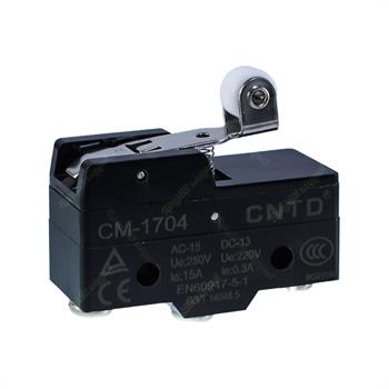 میکروسوئیچ غلطک دار کوتاه 15 آمپر 3 پایه  CNTD CM-1704