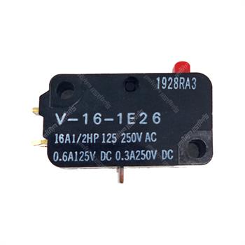 میکروسوئیچ فیش خور بدون اهرم امرون 16 آمپر 3 پایه  OMRON V-16-1E26
