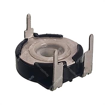 پتانسیومتر مشکی چینی پکیجی 3 پایه خوابیده 200 کیلو اهم 15 میلیمتر PT-15 