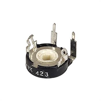 پتانسیومتر 3 پایه خوابیده 47 کیلو اهم  15 میلیمتر اسپانیایی برند پیر  PIHER PT-15 47K