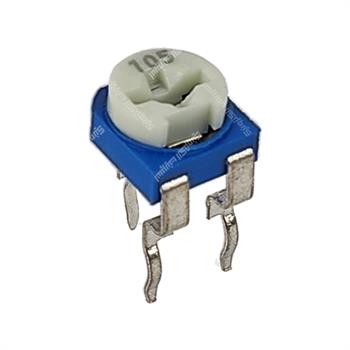 پتانسیومتر 3پایه  پاناسونیکی خوابیده پلاستیکی 1 مگا اهم 105