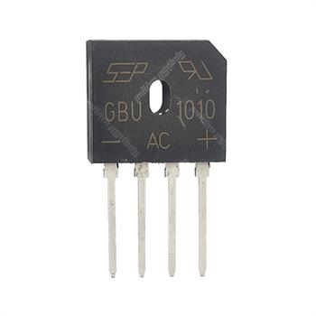 پل دیود شانه ای 10 آمپر GBU1010  