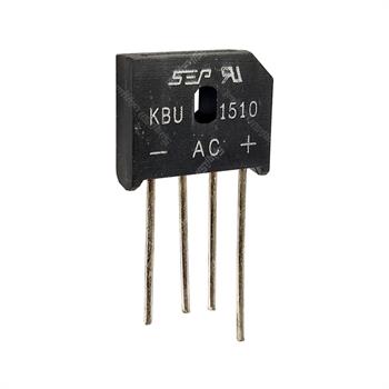 پل دیود شانه ای 15 آمپر 1000ولت KBU1510