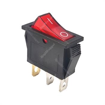 کلید راکر چراغدار 3 پایه 16آمپر KCD3-102N