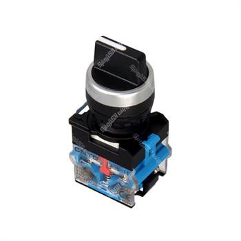 کلید فرمان دوطرفه دسته کوتاه استارتی سی ان تی دی CNTD LA38-20X33Q3-BK-2NO 