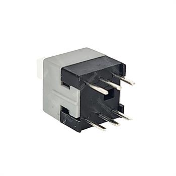 کلید مشکی رنگ شش پایه 8/5×8/5 میلیمتر