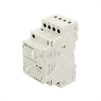 کنتاکتور سه فاز شاسی دار بی صدا 4 کنتاکت باز 25 آمپر فیندر FINDER 22.34.0.024.1340 